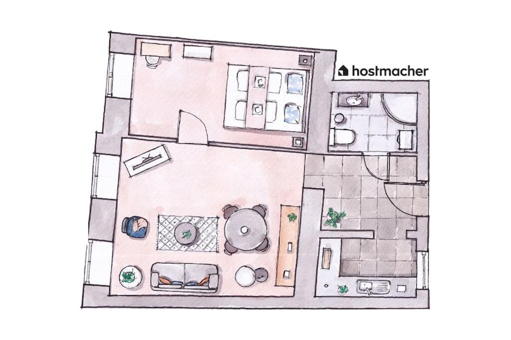 Pristine 1Br Steps From City By Hm Wien Exteriör bild